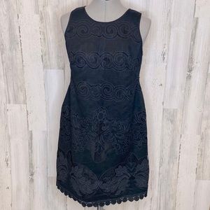 Ivy+Blu Black Maternity Sleeveless knee-Length Dress